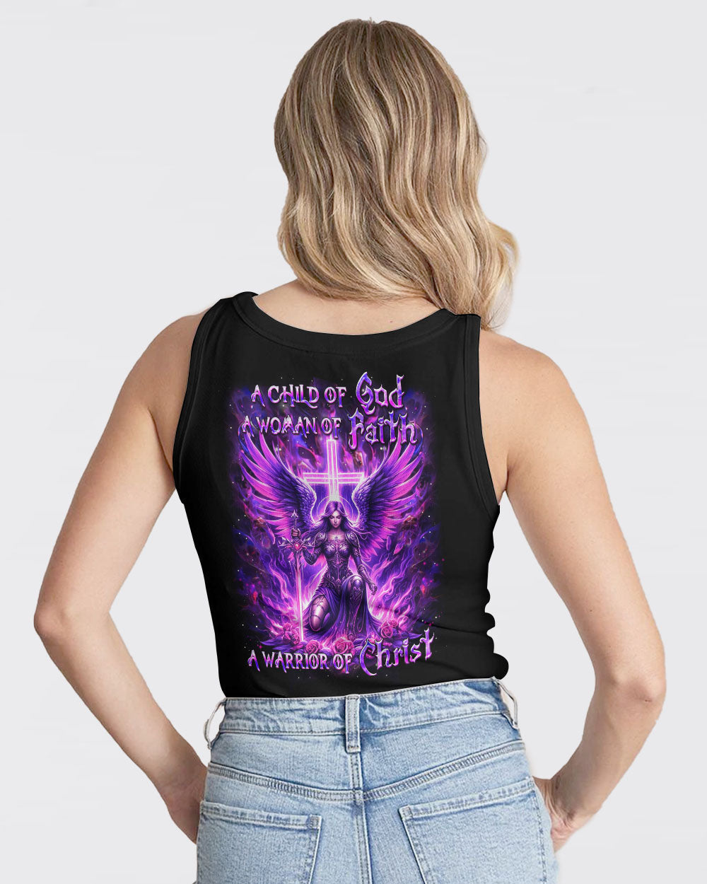 A Child Of God A Woman Of Faith Women's All Over Print Shirt - Yhdu1811243