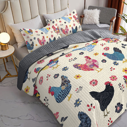 Uni All Season Quilt 3-Piece Set Cozy Coop Comforter