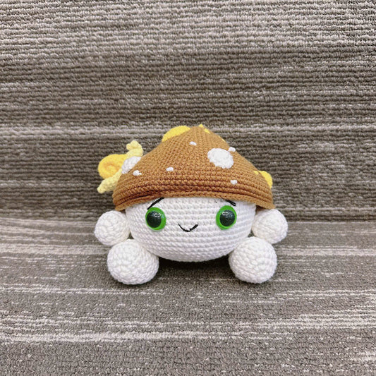UniJames Cute Mushroom, Amanita Muscaria, Handmade Crochet