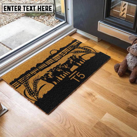 Uni Angus Sunshine Field Coir Doormat For Jaclyn