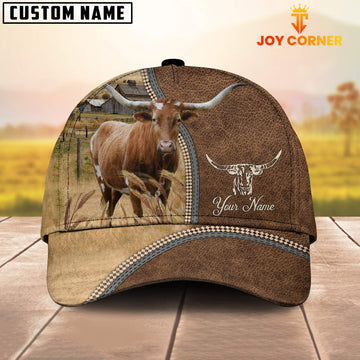 Uni Personalized Name Texas Longhorn Farming Cap