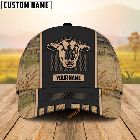 Uni Angus Cattle Customized Name Cap