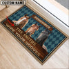 Uni Horse Wipe Your Hooves Custom Name Doormat