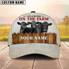 Uni Black Angus Better On The Farm Customized Name Cap