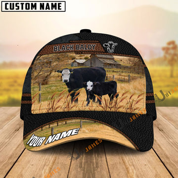Uni Black Baldy Family Customized Name Cap