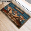 Uni Jersey Wipe Your Hooves Custom Name Doormat