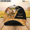 Uni Texas Longhorn Barn Farm Black Customized Name Cap