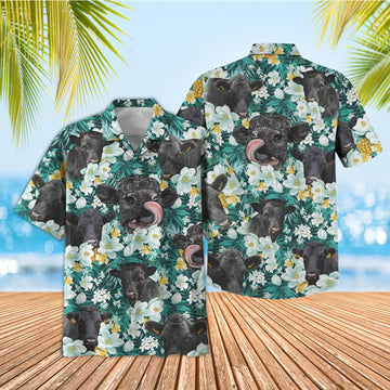 Unique Dexter Floral Blue Summer 3D Hawaiian Shirt