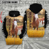 Uni Personalized Name American Paint Horse House On The Farm 3D Hoodie