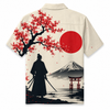 Shadow of Bushido – Samurai at Mount Fuji Hawaiian Shirt