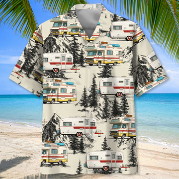 Unijames Vintage Camping Car Hawaiian Shirt