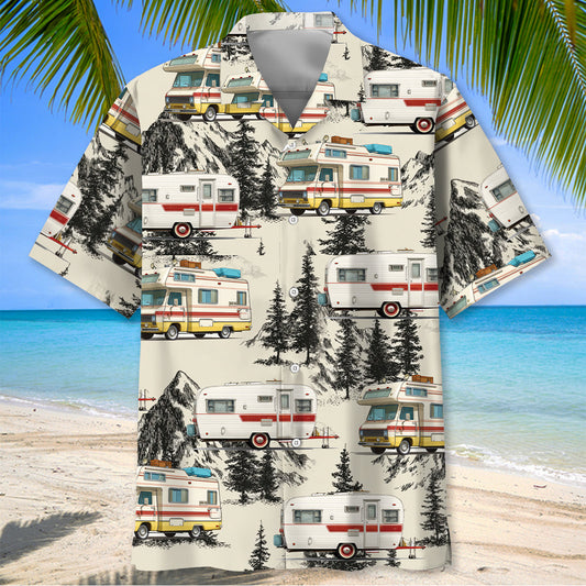 Unijames Vintage Camping Car Hawaiian Shirt