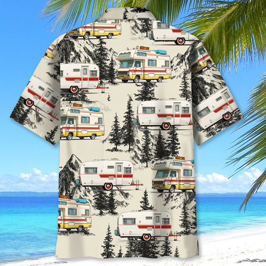 Unijames Vintage Camping Car Hawaiian Shirt