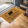 Uni Texas Longhorn Life Is Better On The Farm Custom Name Coir Doormat