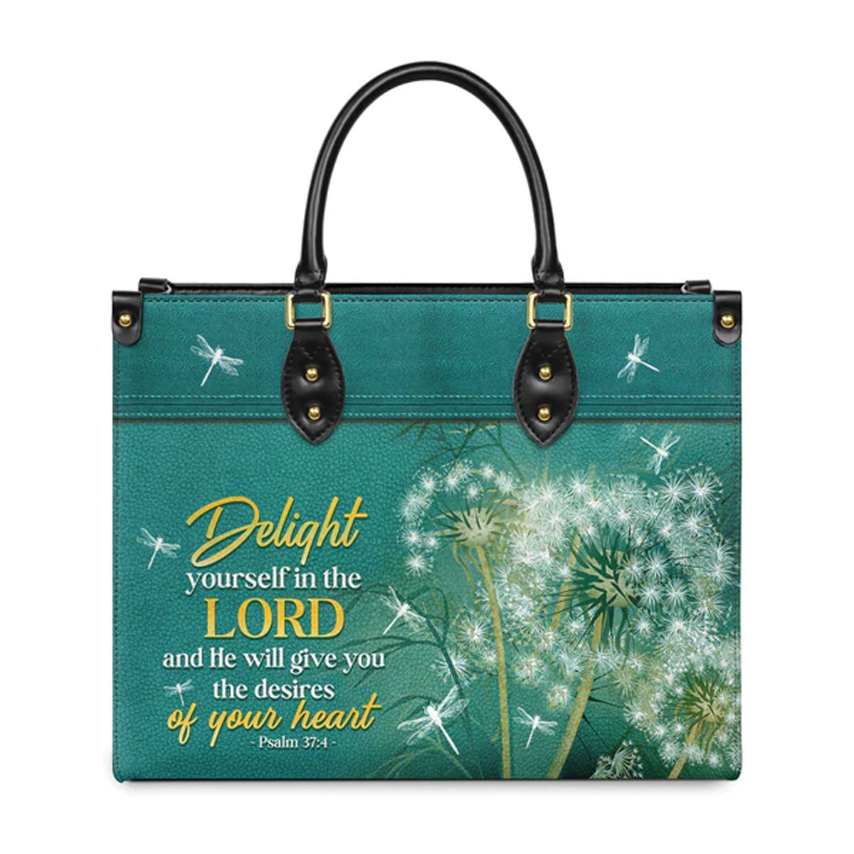 Delight Yourself In The Lord Psalm 37:4 Dandelion Dragonfly, Personalized Gifts, Gifts for Women, Christmas Gift.
