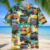 Unijames Vintage Camping Car On The Beach Hawaiian Shirt