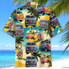Unijames Vintage Camping Car On The Beach Hawaiian Shirt