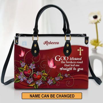 God Blessed The Broken Road That Led Me Straight To You, Personalized Gifts, Gifts for Women, Holiday Gift.
