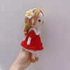 Unijames Christmas Red Dress Doll Handmade Crochet