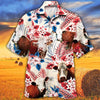 Unique Hereford Cattle Australian Flag Hawaiian Flowers All Over Printed 3D Hawaiian Shirt