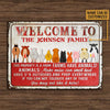 uni Cute Farm Animals Rectangle Metal Sign Custom Name Nice Design