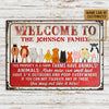 uni Cute Farm Animals Rectangle Metal Sign Custom Name Nice Design