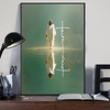 Unijames Jesus Walking on Water Canvas Wall Art