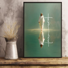 Unijames Jesus Walking on Water Canvas Wall Art