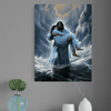 Unijames Jesus Carrying Girl Wall Art