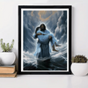 Unijames Jesus Carrying Girl Wall Art