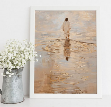 Unijames Jesus Walking on Water Canvas