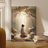 Unijames Jesus Praying Canvas Wall Art
