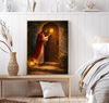 Unijames Jesus Knocking at the Door Canvas Wall Art