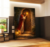 Unijames Jesus Knocking at the Door Canvas Wall Art