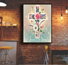 Unijames Jesus Is The Way Floral Cross Canvas Wall Art