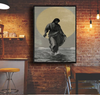 Unijames Jesus Walking on Water Canvas Wall Art