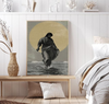 Unijames Jesus Walking on Water Canvas Wall Art