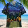 Unijames Camping We're Living Like A Small Gang Hawaiian Shirt