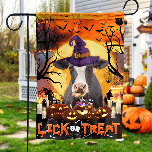 Uni Holstein Lick Or Treat Flag