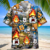 Unijames Vintage Camping Marshmallow Hawaiian Shirt