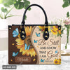 Be Still And Know That I Am God Psalm 46:10 Sunflower Butterfly, Personalized Gifts, Gifts for Women, Christmas Gift.
