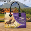Uni Horses I Always Thought Love Personalized Leather Bag