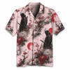 Crimson Bushido – Samurai & Koi Hawaiian Shirt