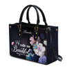Personalized Hand Bag, Solomon 2:10, He Calls Me Beautiful One, Personalized Gifts, Gifts for Women.