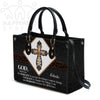 Personalized Hand Bag, God and Cross, Personalized Gifts, Gifts for Women.