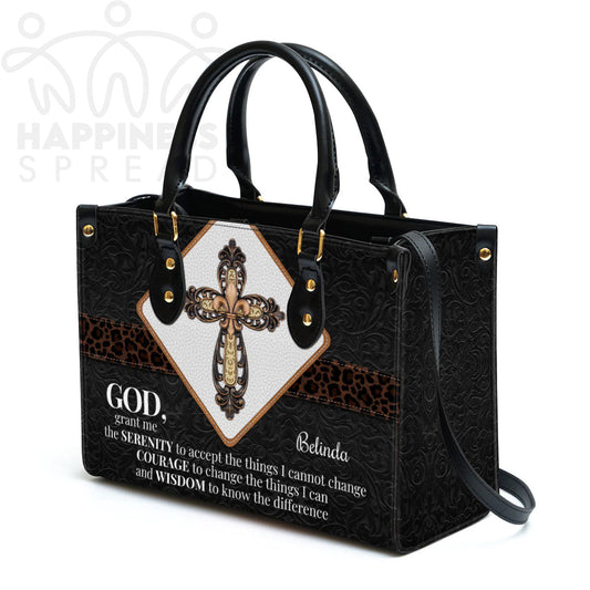 Personalized Hand Bag, God and Cross, Personalized Gifts, Gifts for Women.