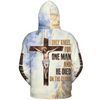 Unijames Religious Jesus Christian 3D All-Over Print Hoodie