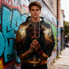Unijames Religious-Inspired Men's 3D All Over Print Hoodie