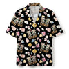 UniJames YHWH Flower Black Christian Hawaiian Shirt
