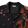 Crimson Phoenix Sakura Hawaiian Shirt